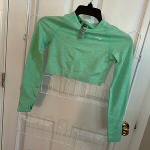 Gymshark Green Crop Top